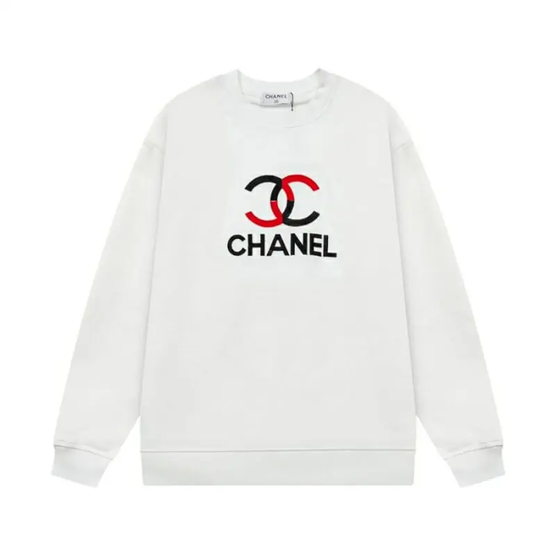 chanel sweatshirt manches longues pour unisexe s_125a265